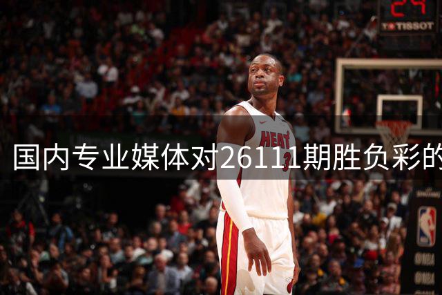 国内专业媒体对26111期胜负彩的复式投注方案汇总